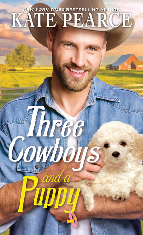 Book cover of Three Cowboys and a Puppy (Three Cowboys #2)