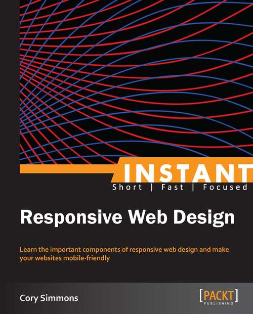 Book cover of Instant Responsive Web Design