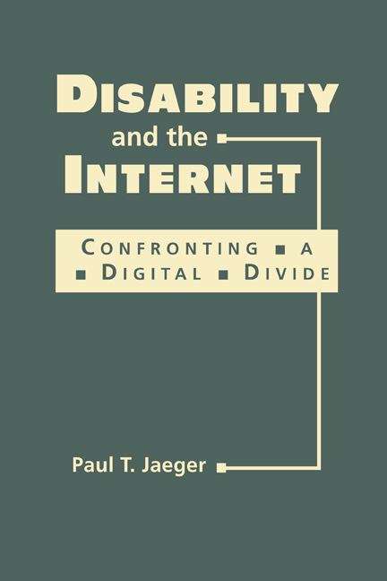 Book cover of Disability and the Internet
