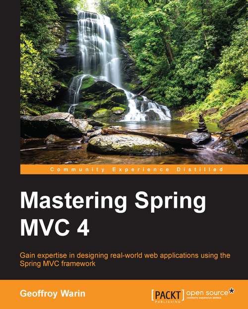 Book cover of Mastering Spring MVC 4