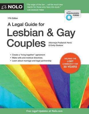Book cover of A Legal Guide for Lesbian & Gay Couples, 17th Ed.