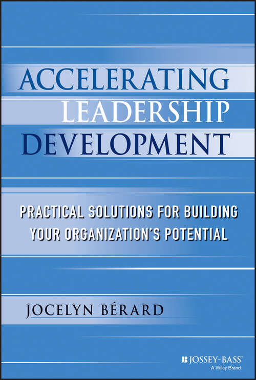 Book cover of Accelerating Leadership Development