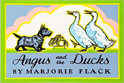 Book cover of Angus and the Ducks (Fountas & Pinnell LLI Blue: Level I)