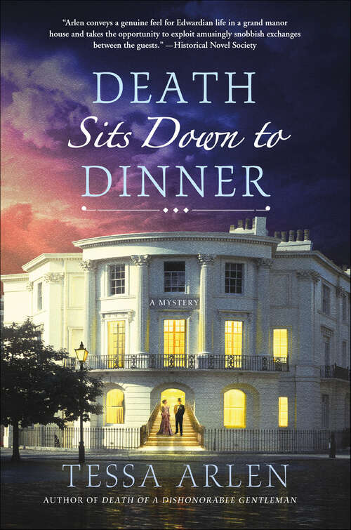 Book cover of Death Sits Down to Dinner: A Mystery (Lady Montfort Mystery Series #2)