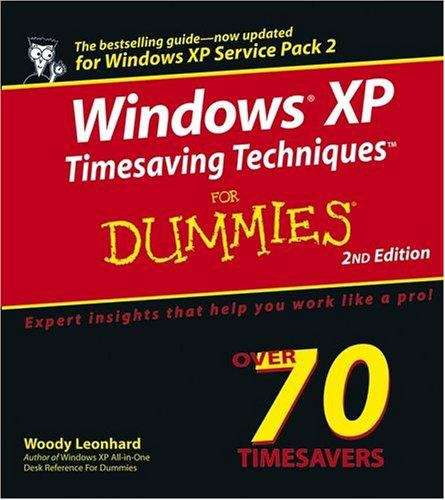 Book cover of Windows XP Timesaving Techniques For Dummies (Second Edition)