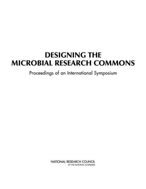 Book cover of Designing the Microbial Research Commons