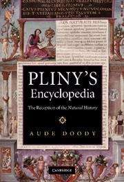 Book cover of Pliny's Encyclopedia