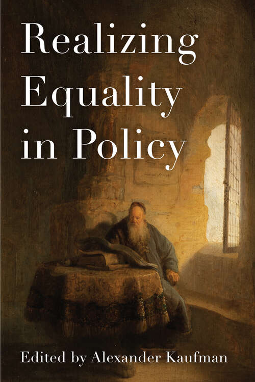 Book cover of Realizing Equality in Policy