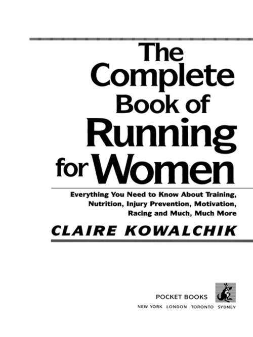 Book cover of The Complete Book Of Running For Women
