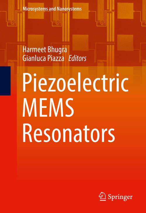 Book cover of Piezoelectric MEMS Resonators