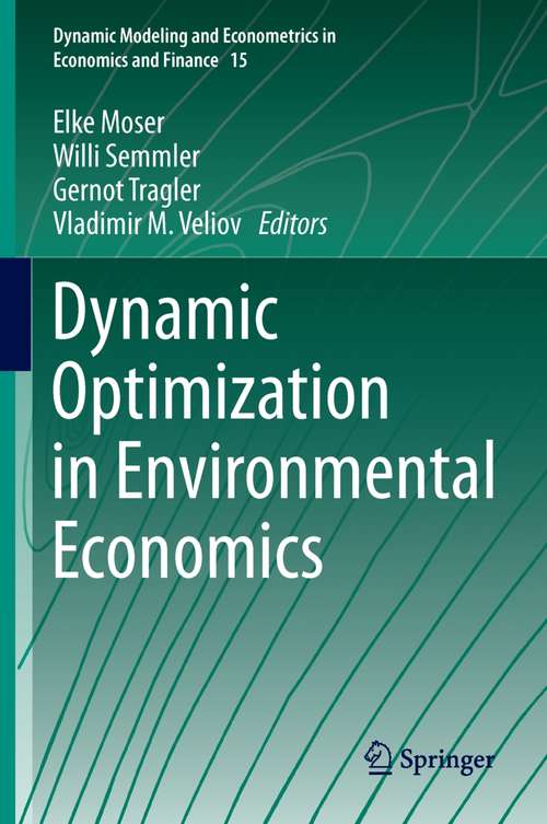 Book cover of Dynamic Optimization in Environmental Economics