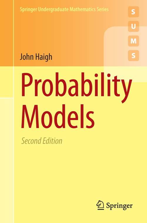 Book cover of Probability Models