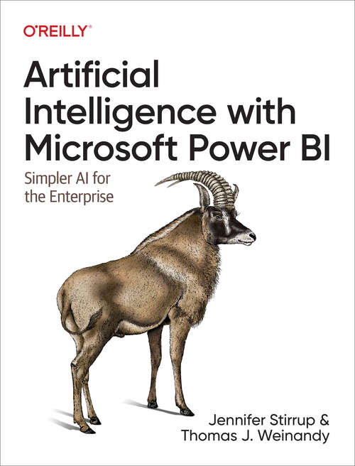 Book cover of Artificial Intelligence with Microsoft Power BI