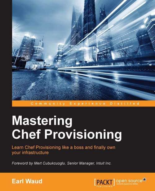 Book cover of Mastering Chef Provisioning