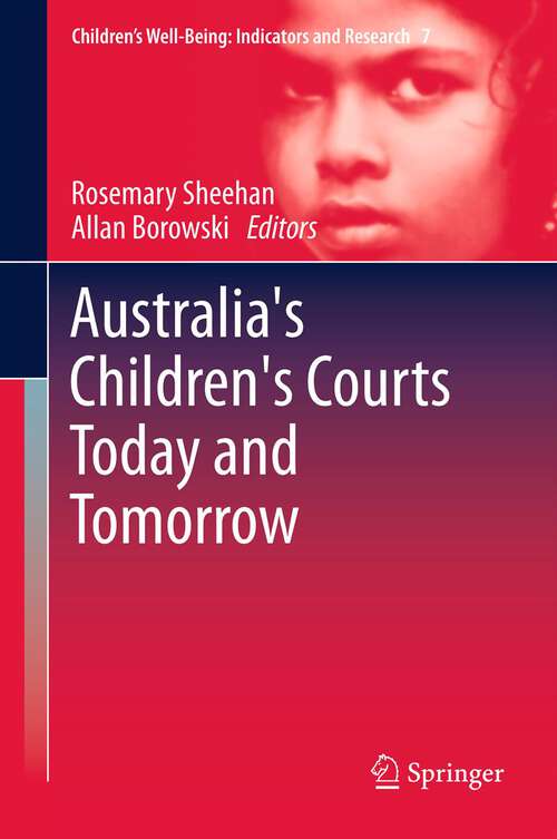 Book cover of Australia's Children's Courts Today and Tomorrow