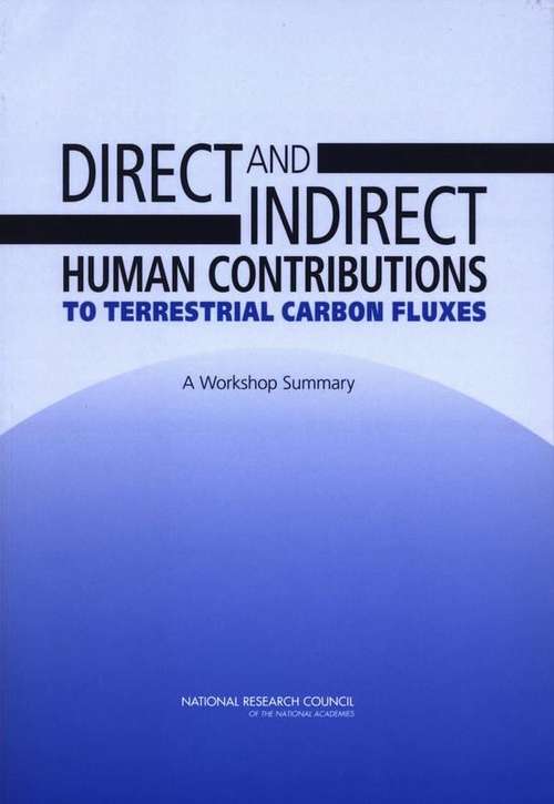 Direct and Indirect Human Contributions to Terrestrial Carbon Fluxes: A Workshop Summary
