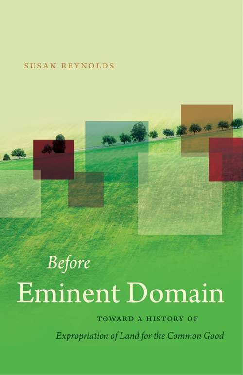 Book cover of Before Eminent Domain