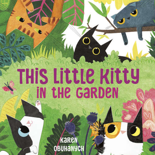 Book cover of This Little Kitty in the Garden