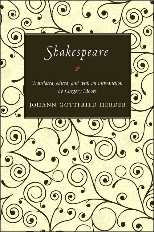 Book cover of Shakespeare