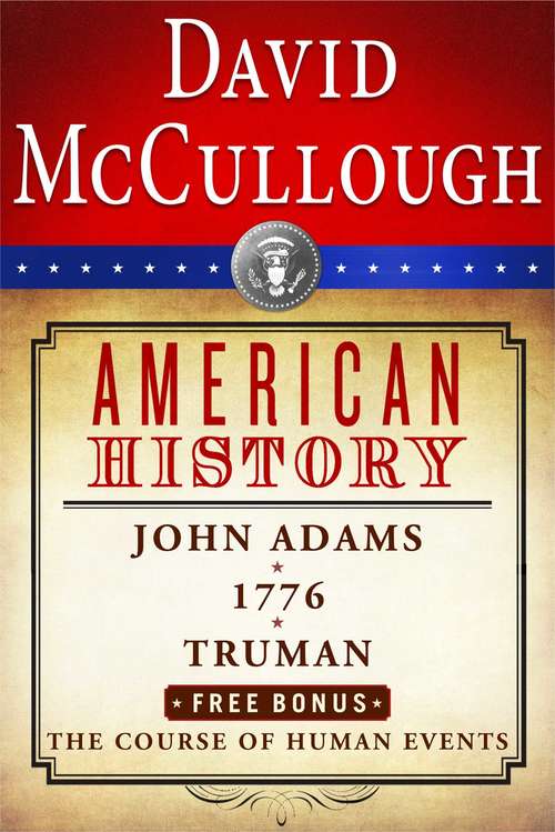 Book cover of David McCullough American History E-book Box Set