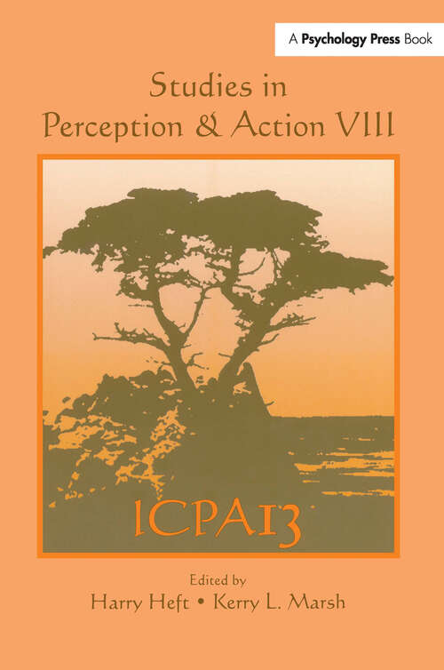 Cover image of Studies in Perception and Action VIII