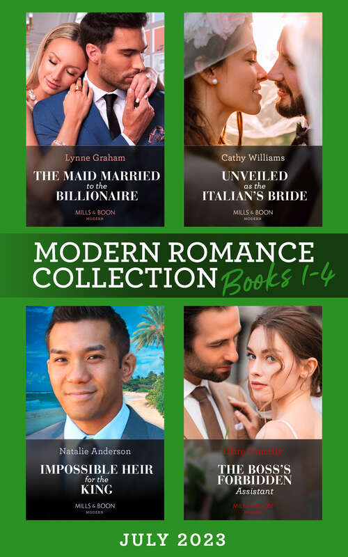 Cover image of Modern Romance Collection July 2023 Books 1-4