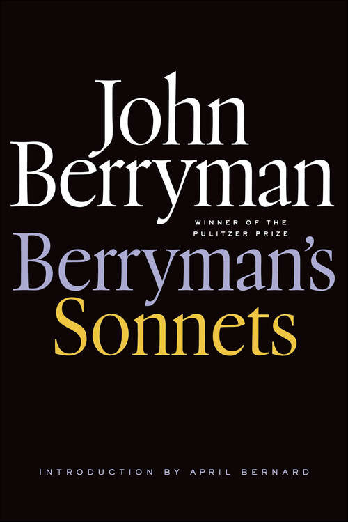 Book cover of Berryman's Sonnets
