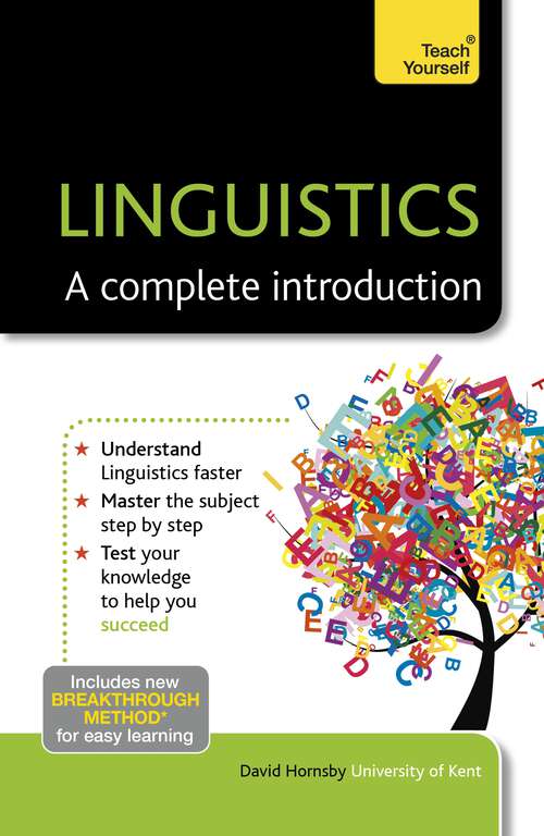 Book cover of Linguistics - A Complete Introduction: Teach Yourself