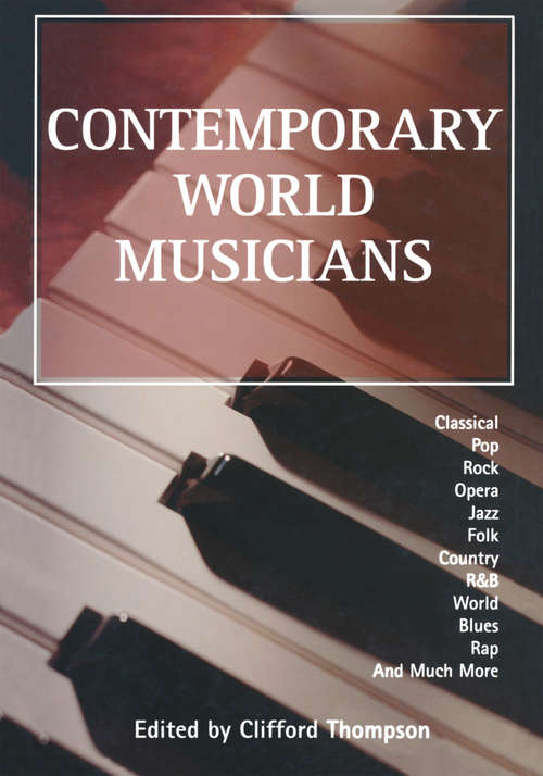 Book cover of Contemporary World Musicians