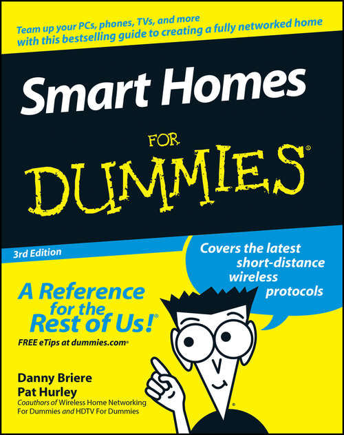 Book cover of Smart Homes For Dummies