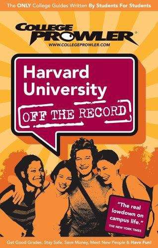 Book cover of Harvard University (College Prowler)