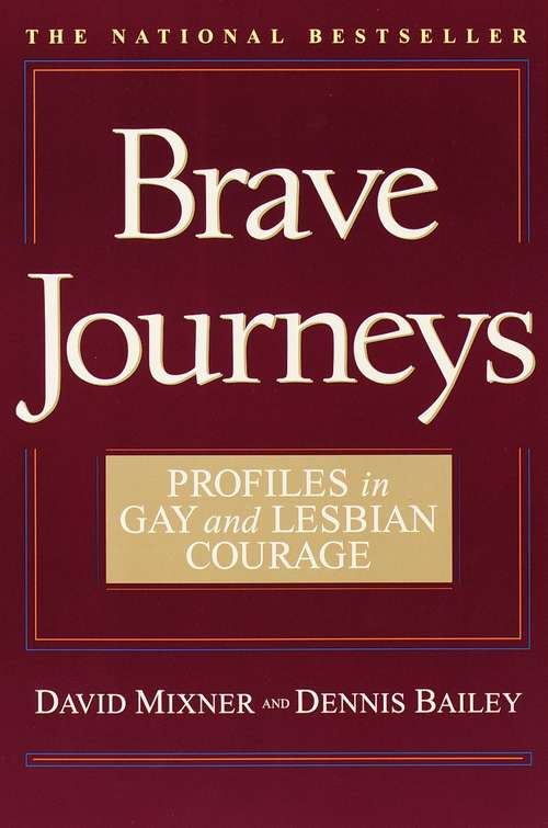 Book cover of Brave Journeys: Profiles in Gay and Lesbian Courage