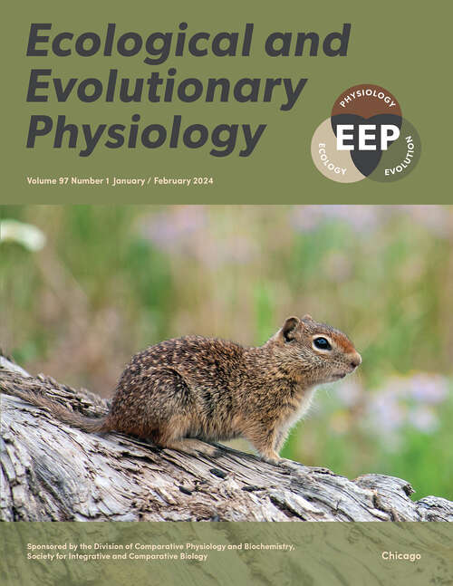 Book cover of Ecological and Evolutionary Physiology, volume 97 number 1 (January/February 2024)