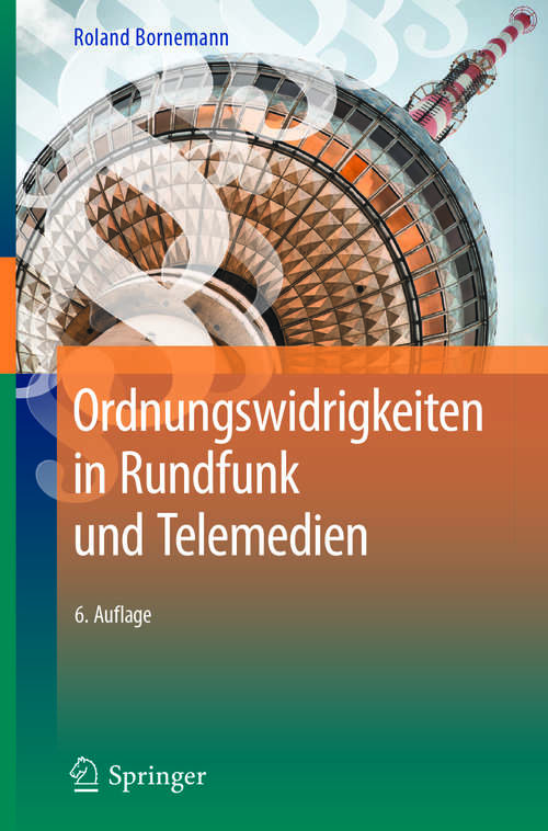 Book cover of Ordnungswidrigkeiten in Rundfunk und Telemedien