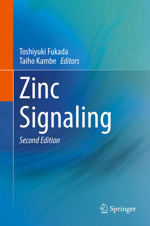 Book cover of Zinc Signaling (2nd ed. 2019)