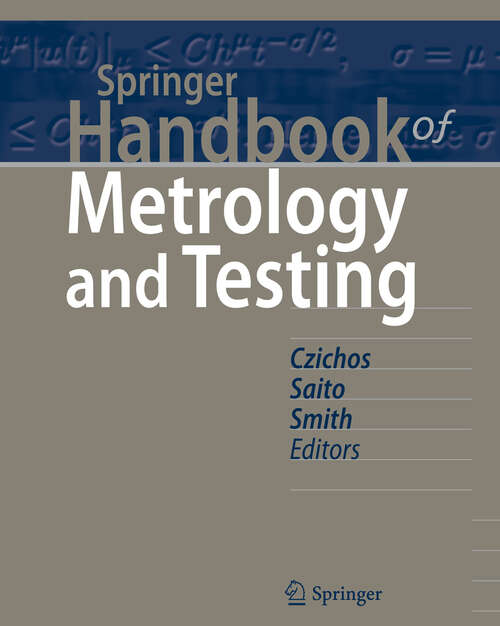 Springer Handbook of Metrology and Testing