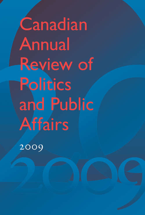 Book cover of Canadian Annual Review of Politics and Public Affairs 2007