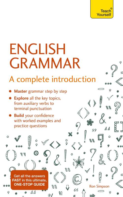 Book cover of Essential English Grammar: A Complete Introduction