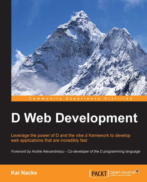 Book cover of D Web Development