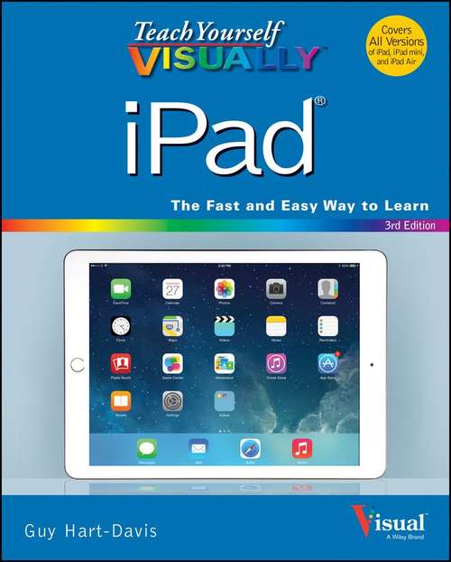 Book cover of Teach Yourself VISUALLY iPad