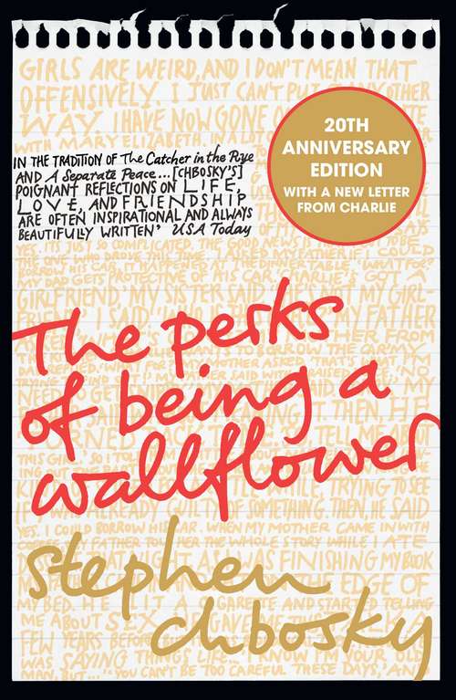 Book cover of The Perks of Being a Wallflower: the most moving coming-of-age classic