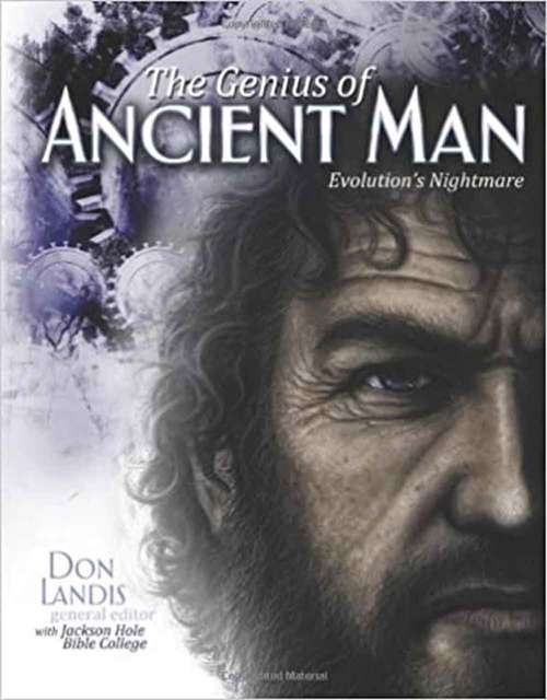 Book cover of The Genius of Ancient Man: Evolutions Nightmare