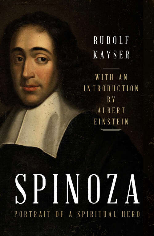 Book cover of Spinoza: Portrait of a Spiritual Hero