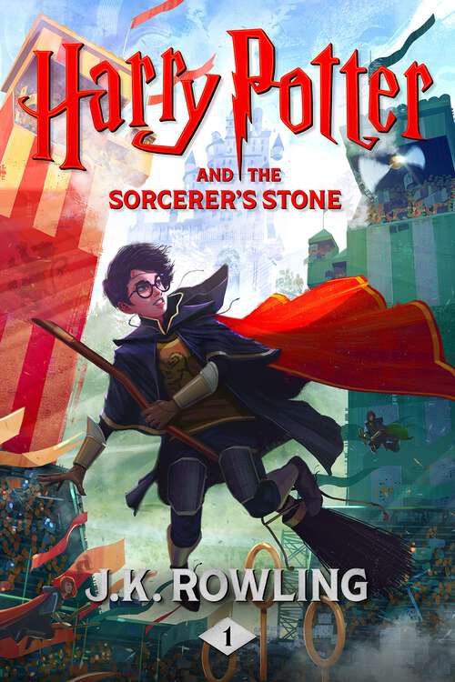 Book cover of Harry Potter and the Sorcerer's Stone: Harry Potter And The Sorcerer's Stone; Harry Potter And The Chamber Of Secrets; Harry Potter And The Prisoner Of Azkaban; Harry Potter And The Goblet Of Fire (Harry Potter #1)