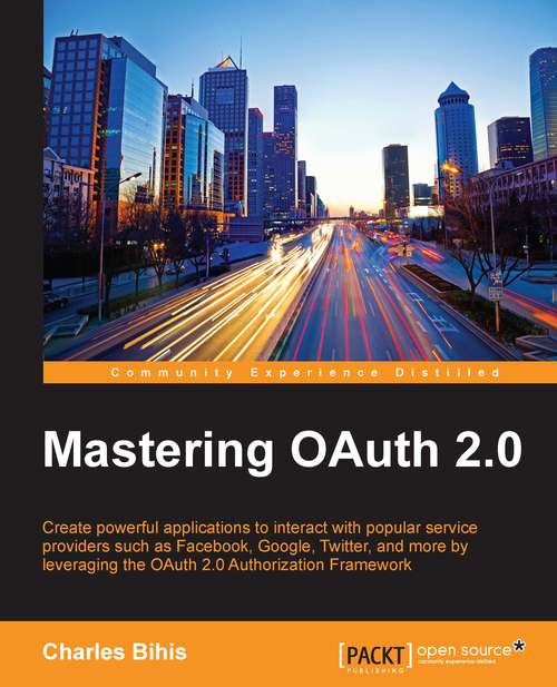 Book cover of Mastering OAuth 2.0