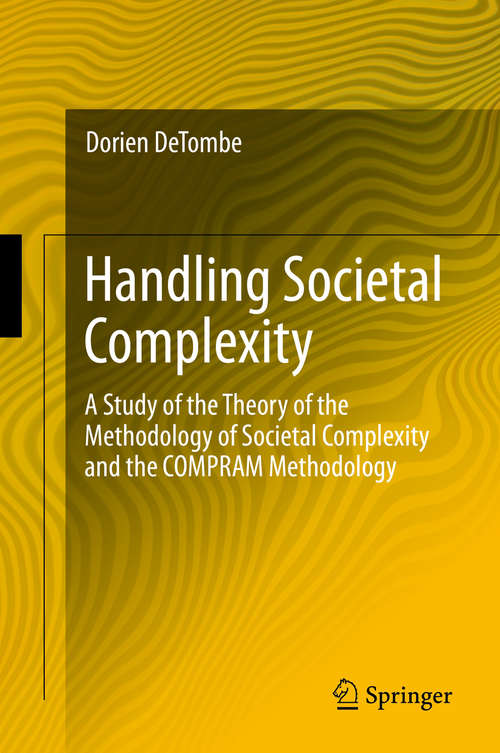 Book cover of Handling Societal Complexity