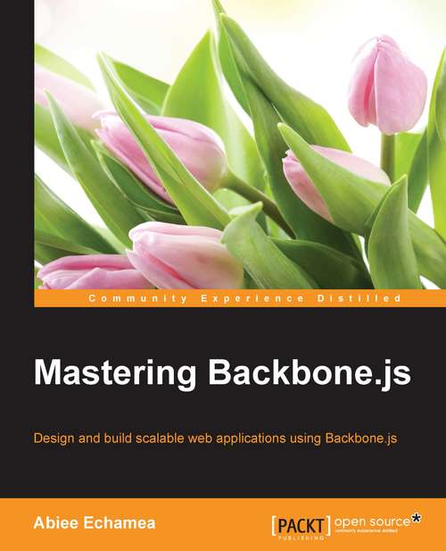 Book cover of Mastering Backbone.js