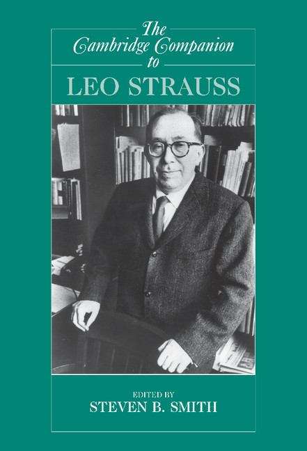 Book cover of The Cambridge Companion to LEO STRAUSS