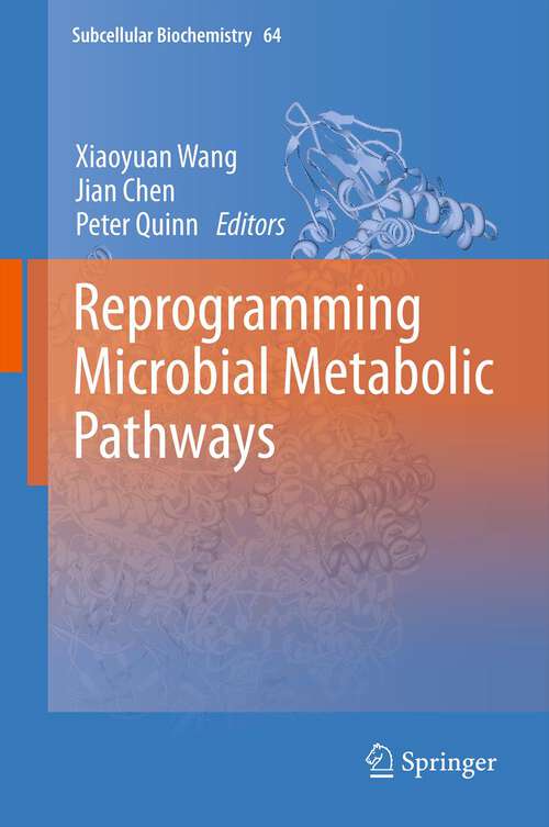 Book cover of Reprogramming Microbial Metabolic Pathways