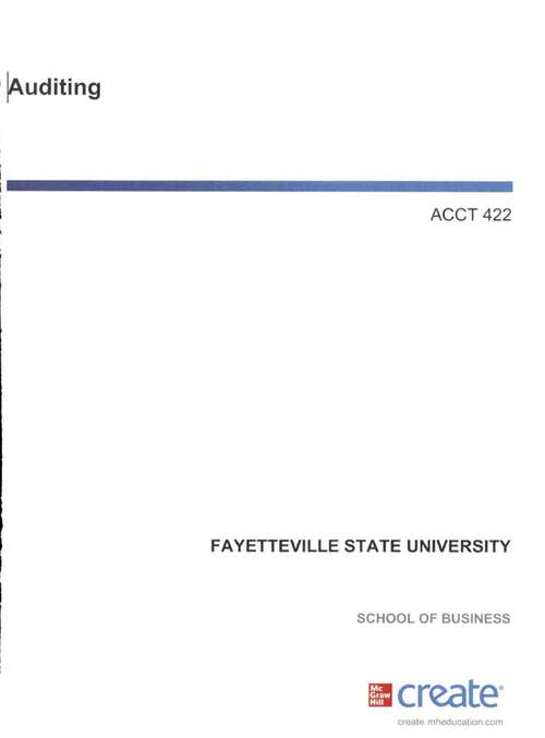 Book cover of Auditing and Assurance Services: FSU Custom (Eighth Edition)